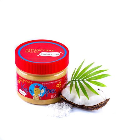 Арахисовая паста с кокосом (300 гр)