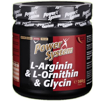 Power System L-Arginine + L-Ornithine + Glycin (360 гр)