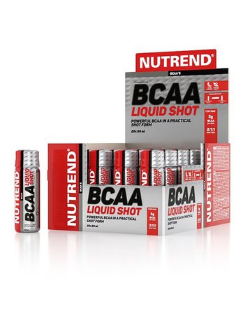 Коробка Nutrend BCAA Liquid Shot (20 шотов по 60 мл)