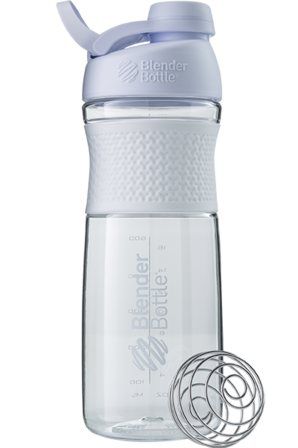 Blender Bottle SportMixer Tritan Twist Cap 828мл Full Color White [белый]