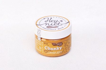 Арахисовая паста Hey Nut Chunky (с кусочками арахиса) 260 гр