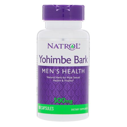 Natrol Yohimbe Bark 500 mg (90 капс)