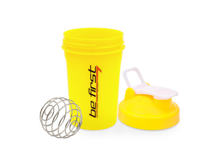 Be First Шейкер  (400 мл) с шариком, цвет - желтый