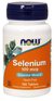 NOW Foods Selenium 100 mcg (100 таблеток) минерал селен (из L-селенометионина)