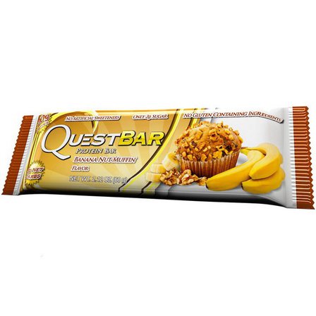 Quest Bar (50 гр) банан - орех