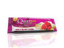 Quest Bar 60 г White Chocolate Raspberry (белый шоколад с малиной)