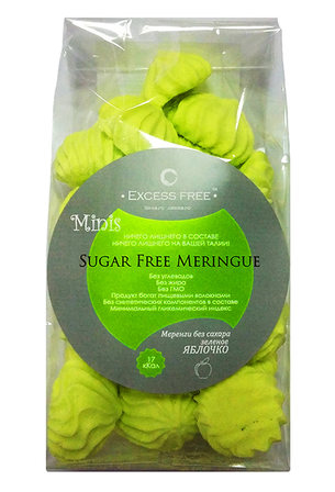 Exsess Free МИНИ - Меренги (40 гр) зеленое яблоко