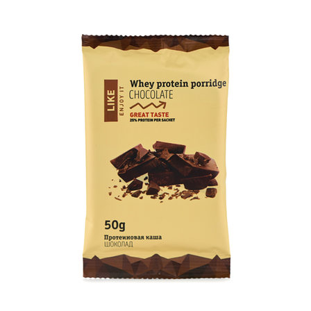 LIKE Protein Протеиновая  каша (50 гр) шоколад
