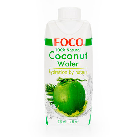 FOCO Натуральная кокосовая вода (330 мл) без сахара