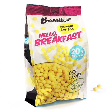 BOMBBAR Hello, Breakfast Готовый завтрак (250 гр) Шарики с сывороточным белком
