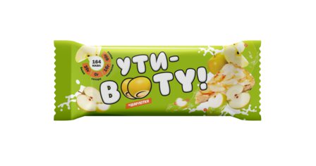 УТИ-BOOTY Протеиновый батончик со вкусом "Яблочная шарлотка" (60 гр)
