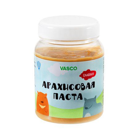 VASCO Сладкая арахисовая паста (320 гр)