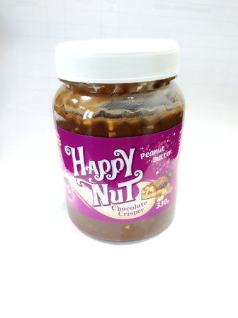 Арахисовая паста Happy Nut шоколадный кранч (330 гр)