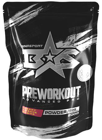 BinaSport PRE-WORKOUT ADVANCED PRO с кофеином 200 гр