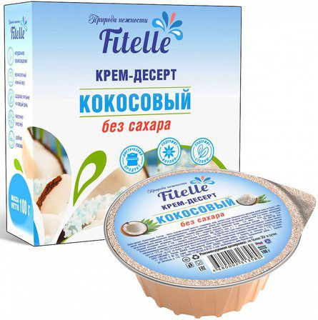 FitParad Крем-десерт кокосовый (100 г)