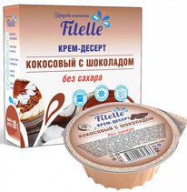 FitParad Крем-десерт кокосовый с шоколадом (100 г)