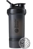 Blender Bottle ProStak 624мл + 100мл+ 150мл Full Color Black [черный]
