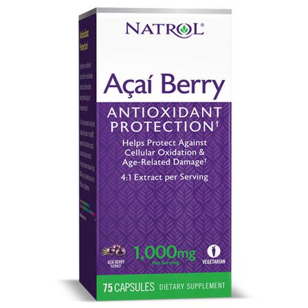 Natrol Acai Berry 1000 mg (75 капсул)