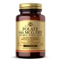 Solgar Folate 666 mcg DFE (Folic Acid 400 mcg) 100 таб.