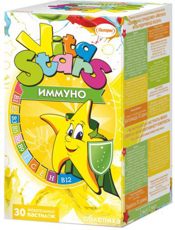 VitaStars Детский комплекс  "ИММУНО" с экстрактом облепихи 3 г 30 шт. 