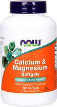 NOW Calcium + Magnesium (120 капс)