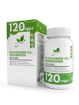 NaturalSupp Glucosamine Chondroitin MSM (120 капс.)
