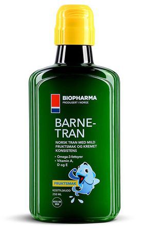 Biopharma Barne Tran Omega-3 для детей (фрукты) 250 мл