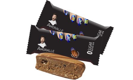 Beauty Fit Протеиновый батончик "Amoralle" (75 г) Грецкий орех и молочный шоколад