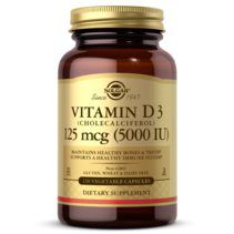 Solgar Vitamin D3 5000 IU Vegetable Capsule (120 вег. капс.)
