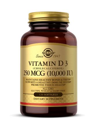 Solgar Vitamin D3 10000 IU (120 капс.)