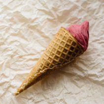 Пашуня мороженое рожок (65 г) Клюква