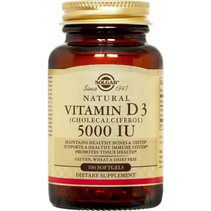 Solgar Vitamin D3 5000 IU (100 капс.)