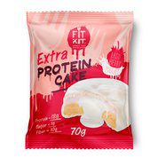 Fit Kit Protein White Cake EXTRA (70 гр) малина-йогурт