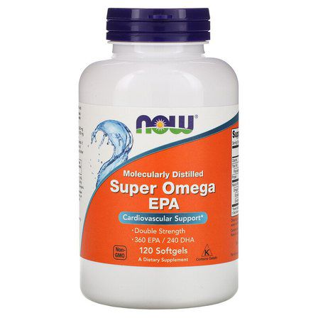 NOW Omega Super EPA 1200mg (120 гел. капс)