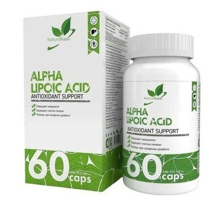 NaturalSupp Alpha Lipoic Acid (60 капс.)