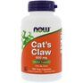 NOW Foods CAT CLAW 500 мг (100 таблеток) кошачий коготь