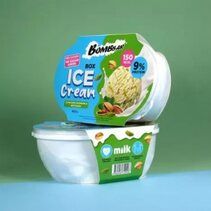ТМ "BOMBBAR" Мороженое молочное «Со вкусом пломбира и фисташки» с пониженной калорийностью 400г