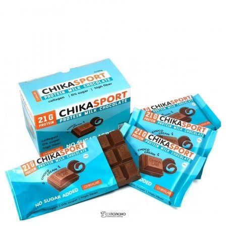 CHIKALAB Шоколад молочный с шоколадной начинкой (100 г)