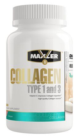 Maxler Collagen Type I + III (90 таб)