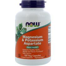 NOW Magnesium & Potassium Aspartate (120 вег. капс)