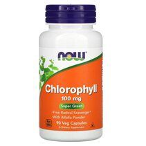 NOW Chlorophyll 100 mg (90 вег. капс.)