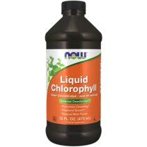 NOW Liquid Chlorophyll and Mint 16 oz.(473 мл)