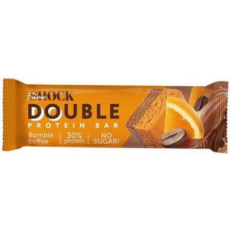 FitnesShock Батончик протеиновый глазированный (40 г) Кофе-апельсин, без сахара