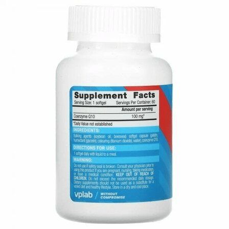 VP Lab CoQ10 100мг (60 капс)