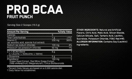 Optimum Nutrition PRO BCAA (390 гр)