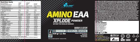 Olimp Amino EAA Xplode (500 г) комплекс незаменимых аминокислот