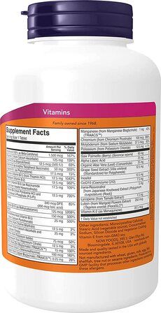 NOW Foods ADAM Men's Multivitamin (90 вег. капсул) витаминно - минеральный комплекс для мужчин