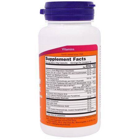 NOW Foods Co-Enzyme B-Complex (60 Vcaps)