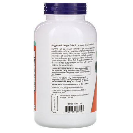 NOW Full Spectrum Miniral caps (120 капс)