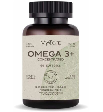 My Care Omega-3 Concentrated 75% (60 капс)